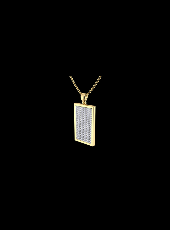 Mens Premium Neckwear-1.25 Ct TW-Yellow