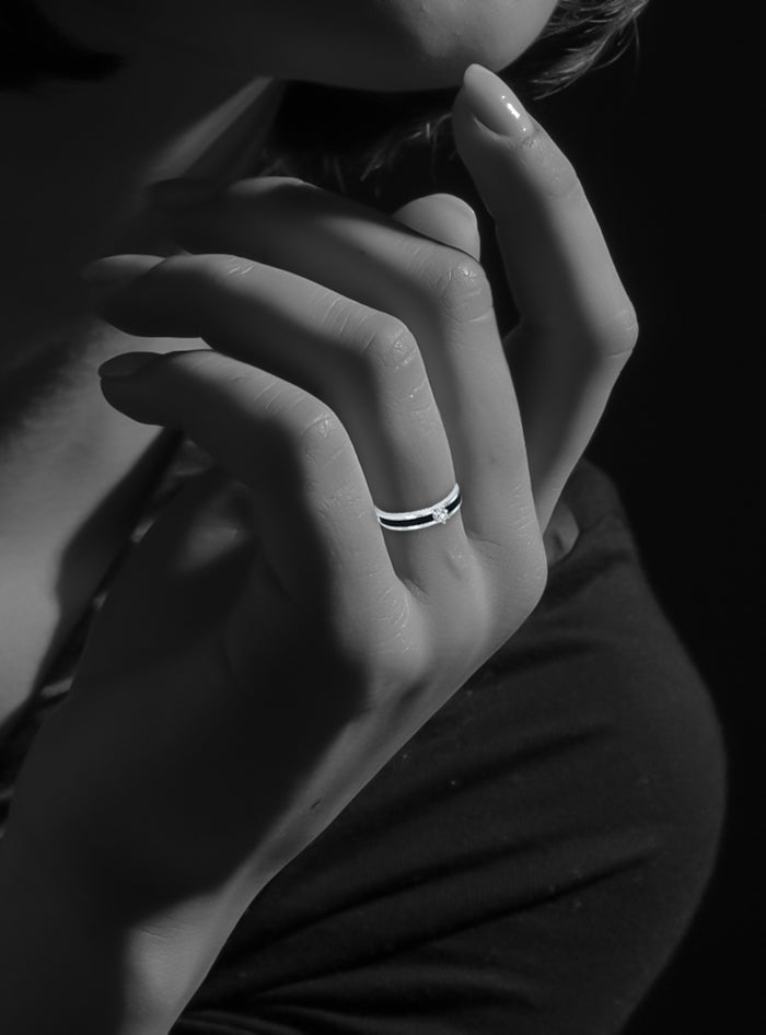 Wedding Band-0.07 Ct TW-White