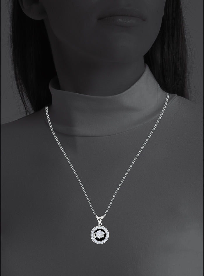 Graduation Pendant-0.25 Ct TW-White