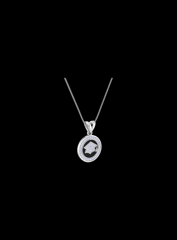 Graduation Pendant-0.25 Ct TW-White