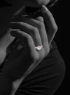 Cushion Halo Engagement Ring-2.25 Ct TW-Rose | Anvaya Canada