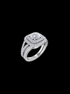 Premium Bridal Ring Set-2.05 Ct TW-White | Anvaya Canada