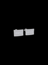 Mens Cufflinks-Round Diamond-0.50 Ct TW Gold 14K White / Lab Grown Diamond / Excellent-FG-VS-White | Anvaya Canada