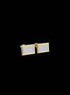 Mens Cufflinks-Round Diamond-0.40 Ct TW Gold 14K Yellow / Lab Grown Diamond / Excellent-FG-VS-Yellow | Anvaya Canada