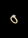 Solitaire Princess Cut Diamond Engagement Ring-1.00 Ct TW-TwoTone-WY | Anvaya Canada