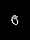 Premium Halo Engagement Ring-2.30 Ct TW-White | Anvaya Canada