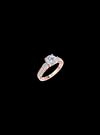Three Stone Classic Engagement Ring-1.35 Ct TW-Rose | Anvaya Canada