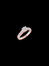 Engagement Ring Round  Diamond-0.70 Ct TW-Rose | Anvaya Canada