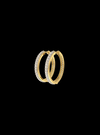 Diamond Hoop Earring-2.00 Ct TW Gold 14K Yellow / Lab Grown Diamond / Excellent-FG-VS-Yellow | Anvaya Canada