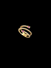 Rose Radiance Ring-0.60 Ct TW-Yellow | Anvaya Canada