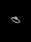 Illusion Setting Engagement Ring-0.08 Ct TW-White | Anvaya Canada