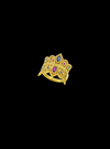 Royal Byzantine Ring-0.60 Ct TW-Yellow | Anvaya Canada