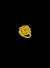 Empyrean Mosaic Byzantine Ring-0.19 Ct TW-Yellow | Anvaya Canada