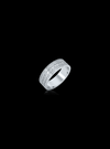 Three Row Wedding Band-0.60 Ct TW-White | Anvaya Canada