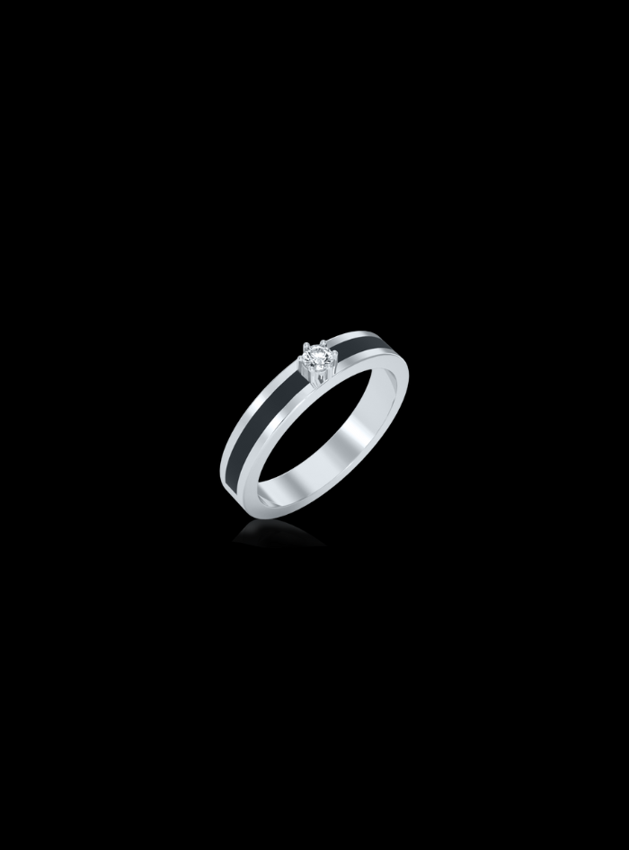 Wedding Band-0.07 Ct TW-White