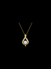Classic Slider Pendant-0.85 Ct TW-Yellow | Anvaya Canada