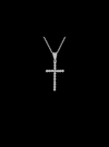 Celestial Sparkle Divine Cross Pendant-0.15 Ct TW-White | Anvaya Canada