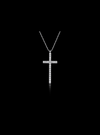 Modern Cross Pendant-0.50 Ct TW-White | Anvaya Canada