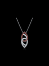 Diamond & Color Stone Fashion Pendant-0.25 Ct TW - Anvaya Canada-White | Anvaya Canada