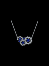 Diamond & Color Stone Floral Fashion Pendant-2.00 Ct TW - Anvaya Canada-White  | Anvaya Canada