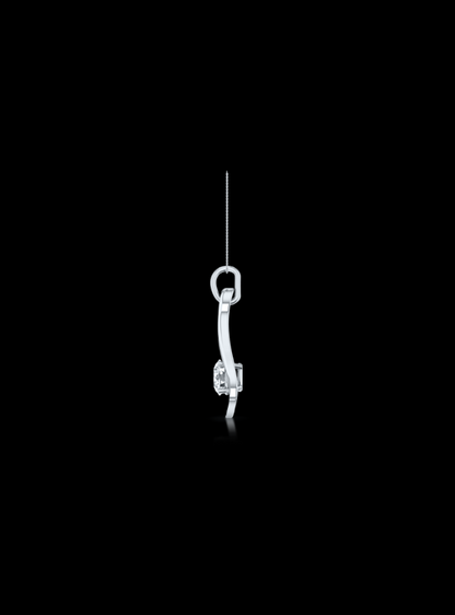 Diamond Solitaire Eternal Love Pendant-1.00 Ct TW - Anvaya Canada-White 