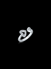 Double Heart Valentine Ring-0.20 Ct TW - Anvaya Canada-White | Anvaya Canada