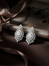 Diamond Chandelier Fashion Earrings-1.90 Ct TW Gold 14K White / Lab Grown Diamond / Excellent-FG-VS-White | Anvaya Canada
