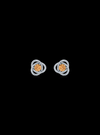 Diamond & Color Stone Fashion Earrings-3.10 Ct TW Gold 14K White / Lab Grown Diamond / Excellent-FG-VS | Anvaya Canada