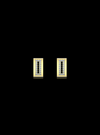 Diamond & Black Spinnel Rectangle Fashion Earrings-0.55 Ct TW Gold 14K Yellow / Lab Grown Diamond / Excellent-FG-VS-Yellow | Anvaya Canada