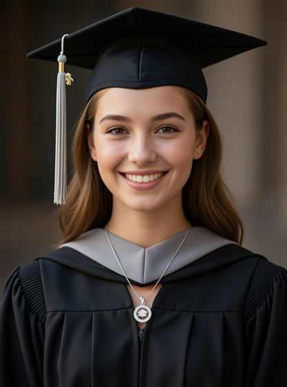 Graduation Pendant-0.25 Ct TW-White