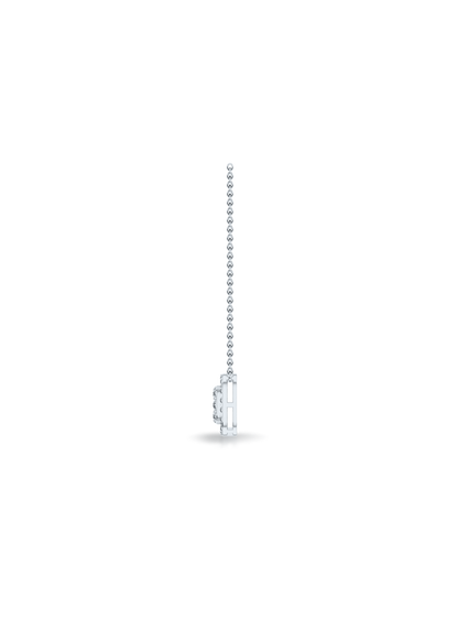 Diamond Square Fashion Pendant-0.50 Ct TW - Anvaya Canada-White