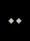 Diamond Square Cluster Fashion Earrings-0.65 Ct TW Gold 14K Yellow / Lab Grown Diamond / Excellent-FG-VS-Gold 14K White / Lab Grown Diamond / Excellent-FG-VS-Gold 14K Rose / Lab Grown Diamond / Excellent-FG-VS-Yellow | Anvaya Canada