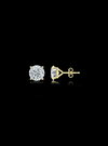 Round Diamond Studs-4 Prong Martini-Push Back-1.00 Ct TW Gold 14K Yellow / Lab Grown Diamond / Excellent-FG-VS-Gold 14K White / Lab Grown Diamond / Excellent-FG-VS-Gold 14K Rose / Lab Grown Diamond / Excellent-FG-VS-Yellow | Anvaya Canada