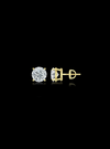Round Diamond Studs-4 Prong Basket-Thread Back-1.00 Ct TW Gold 14K Yellow / Lab Grown Diamond / Excellent-FG-VS-Gold 14K White / Lab Grown Diamond / Excellent-FG-VS-Yellow | Anvaya Canada