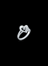 Valentine Heart Split Shank Ring-0.20 Ct TW - Anvaya Canada-White  | Anvaya Canada