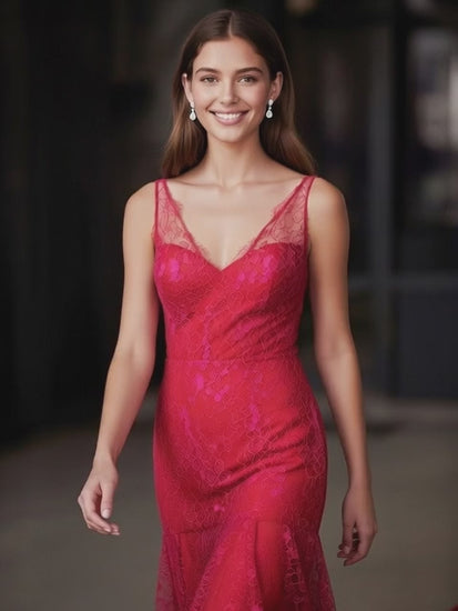 Dangle Earring-Round & Pear Shape Diamond-2.50 Ct TW Gold 14K White / Lab Grown Diamond / Excellent-FG-VS-White