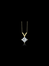 Princess Cut Diamond Solitaire Pendant-0.50 Ct TW - Anvaya Canada-Yellow  | Anvaya Canada